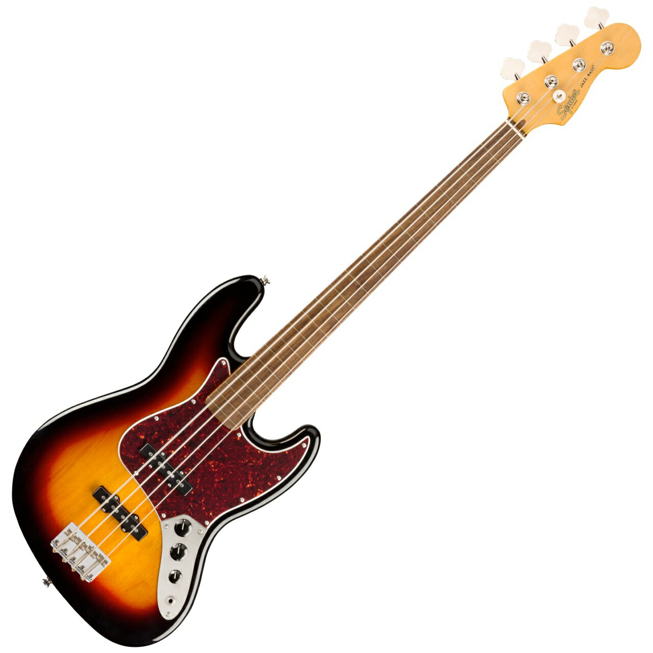 SQUIER ( スクワイヤー ) Classic Vibe 60s Jazz Bass Fretless 3TS フレットレス ジャズベース【春特価！ピック20枚プレゼント 】