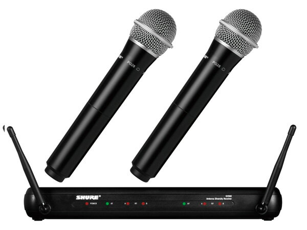 SHURE ( シュア ) SVX288/PG28 ◆ワイヤレスマイクセット ハンドヘルド型 【 デュアルチャンネル 】【5月10日時点、少数在庫あり △ 】