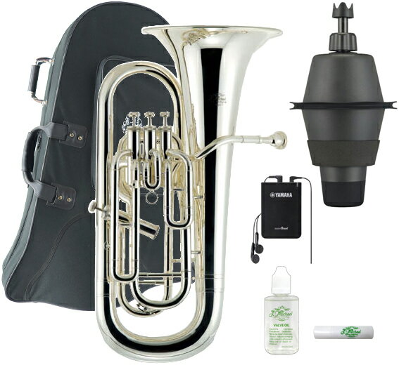 J Michael ( Jマイケル ) EU-1700S ユーフォニアム 銀メッキ サイレントブラス SB2X 4ピストン euphonium EU1700S シルバー セット B　北海道 沖縄 離島 代引き 同梱不可