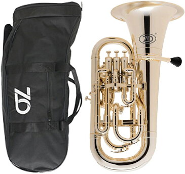 ZO ( ゼットオー ) ユーフォニアム EU-08 シャンパンゴールド アウトレット 4ピストン プラスチック 管楽器 Gold Euphonium 　北海道 沖縄 離島 不可