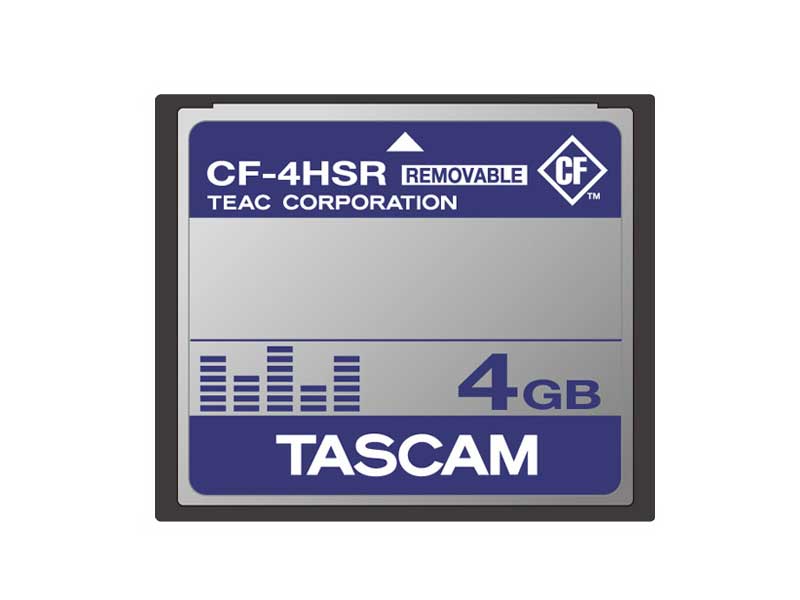 TASCAM ( タスカム ) CF-4HSR ◆ TASCAM製品での動作確認済みCFカード 4GB コンパクトフラッシュ 1
