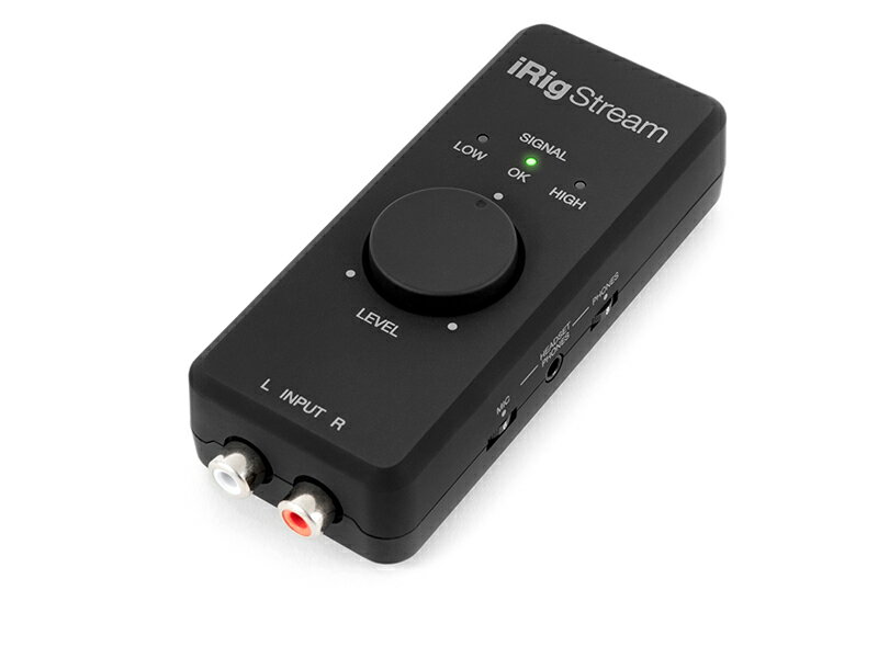 IK Multimedia ( アイケーマルチメディア ) iRig Stream【取り寄せ商品 】 ◆ 【iPhone iPad】【iOS】【ライブ録音】【動画配信】【動画撮影】