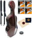Carbon Mac カーボンマック CFC-3 WRD チェロケース ワインレッド 4/4 リュック ハードケース cello hard cases wine...