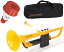 PINSTRUMENTS pTrumpet イエロー プラスチック トランペット 管楽器 Pトランペット trumpet yellow PTRUMPET1Y ミュート セット 2　北海道 沖縄 離島不可