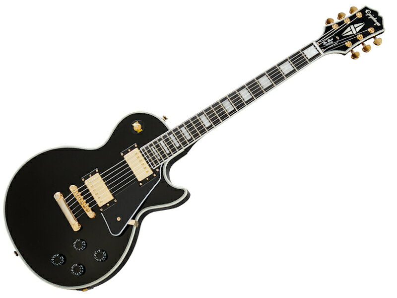 Epiphone ( エピフォン ) Les Paul Custom Ebony レスポール・カスタム エボニー エレキギター by ギブソン【夏得価格！ピック20枚プレゼント 】