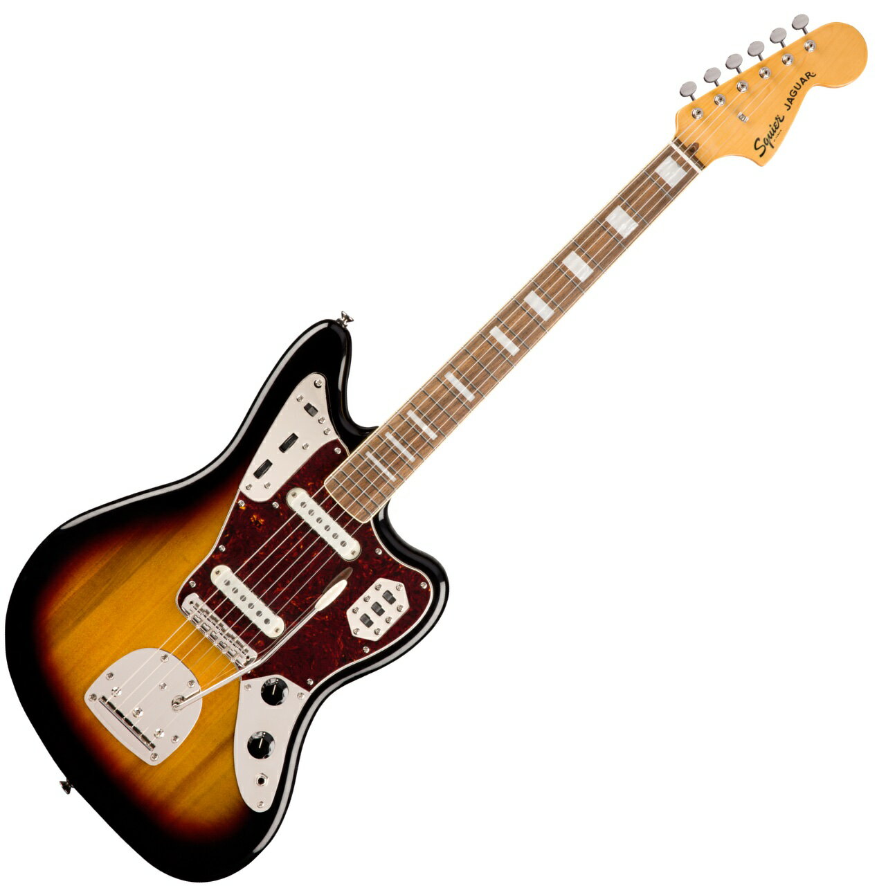 SQUIER ( スクワイヤー ) Classic Vibe 70s Jaguar 3TS ジャガー エレキギター by フェンダー【春特価！ピック20枚プレゼント 】