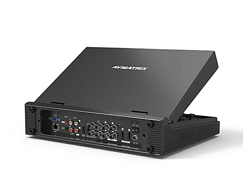 ワタナベ楽器 楽天SHOPのAVMATRIX PVS0613 ◆【業務用 13.3インチモニター付 ビデオスイッチャー】｜アングル3