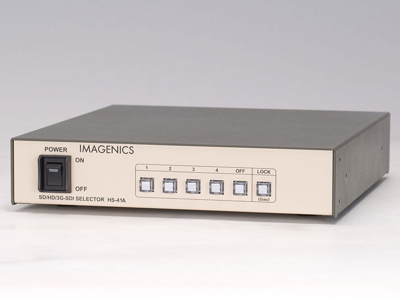 IMAGENICS ( イメージニクス ) HS-41A ◆ SD/HD/3G-SDI 信号セレクター【5月8日時点、在庫あり 】 ［ 映像・音声関連機器 ］