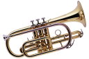 J Michael ( Jマイケル ) CT-420 コルネット ラッカー ショート B♭ short cornet gold 管楽器 セット D　北海道 沖縄 離島不可 2