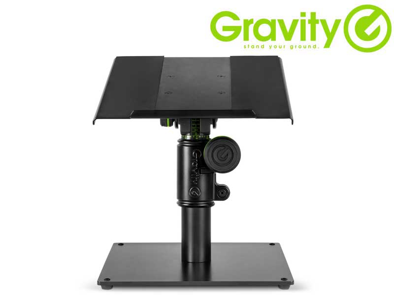 Gravity ( グラビティー ) GSP3102 (1本) ◆ 卓上モニタースピーカースタンド 角度調節機能付 デスクトップスタジオモ…