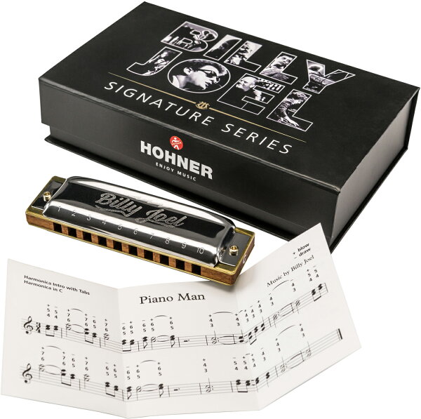 HOHNER(ホーナー)BillyJoelSignatureHarpブルースハーモニカビリージョエル10穴ハーモニカピアノマン前