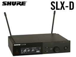 SHURE ( シュア ) SLXD4 【SLXD4J=-JB】◆ SLX-Dシリーズ用 シングル・ダイバーシティー受信機 【4月23日時点、少数在庫あり △ 】 ［ SLX-D シリーズ ］