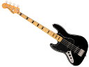 SQUIER ( スクワイヤー ) Classic Vibe 70s Jazz Bass LH Black 左用 エレキベース ジャズベース レフトハンド Left-Handed【決算特価！ピック20枚プレゼント 】