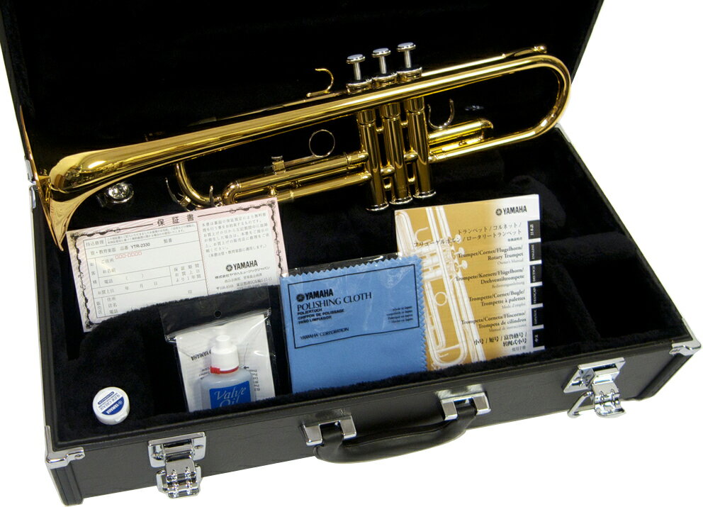 YAMAHA ヤマハ 5年保証サポート対象 YTR-2330 トランペット ラッカー ゴールド B♭ Trumpets TDM-700DMK ミッキー セットH　以下対応不可 北海道 沖縄 離島