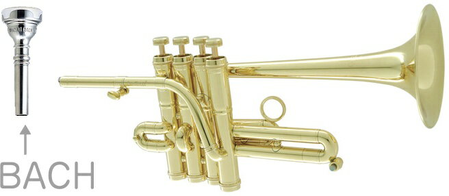 CarolBrass キャロルブラス N7775 CL ピッコロトランペット ラッカー 4ピストン 管楽器 本体 piccolo trumpet gold BACH コルネット マウスピース セット 北海道 沖縄 離島不可