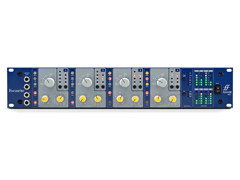 Focusrite ( フォーカスライト ) ISA 428 MkII・マイクプリアンプ 国内正規品 DTM DAW 録音