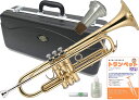 J Michael ( Jマイケル ) TR-200 トランペット 管楽器 ラッカー B♭ Trumpet gold 目で見て吹ける ミュート セット E　北海道不可 沖縄不可 離島不可