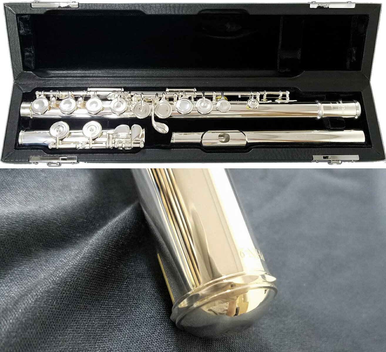 Pearl Flute パールフルート F-DP/E フルート ヘッドクラウン ラベンダー ハンドメ...