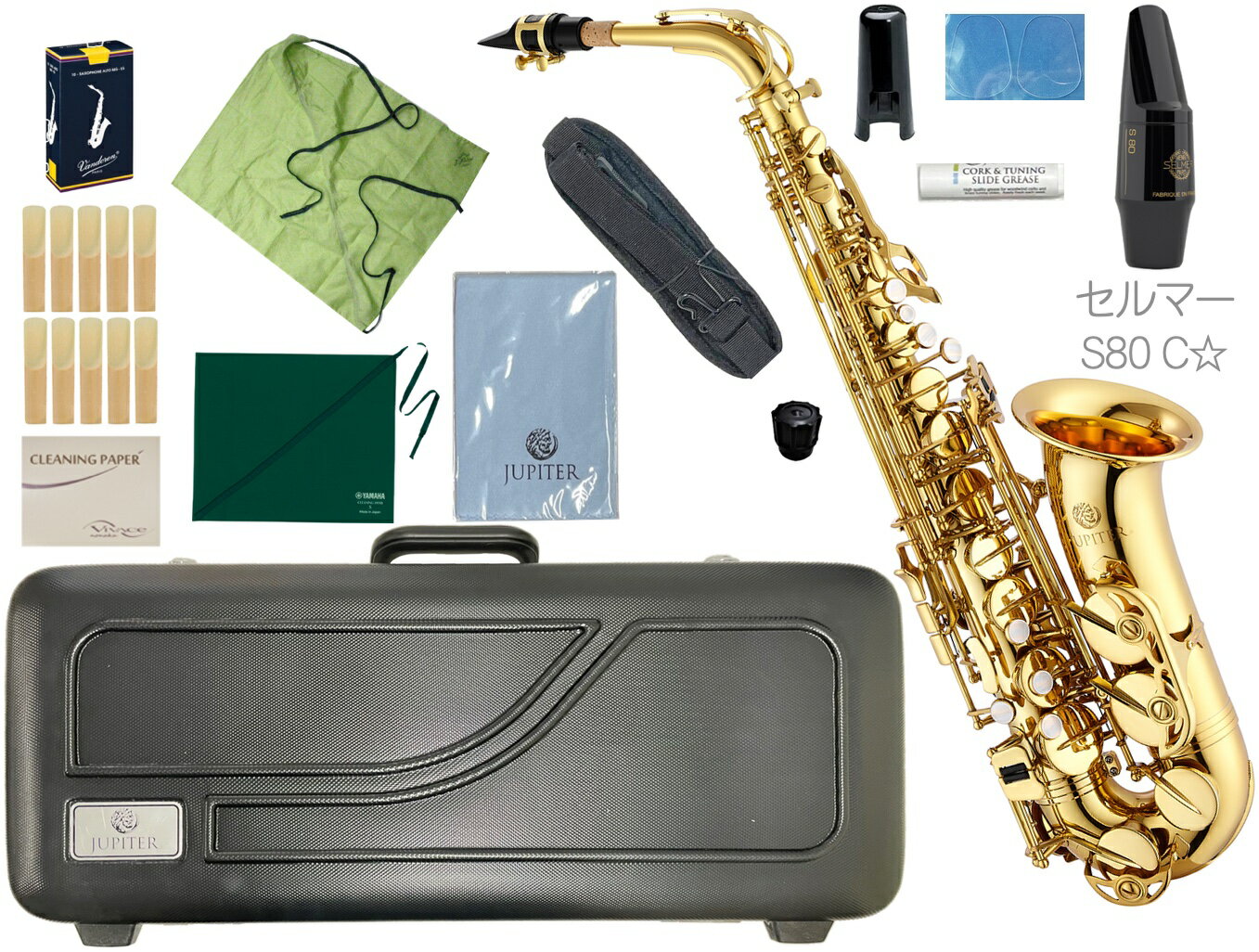 JUPITER ( ԥ ) JAS500 ȥå å ɳڴ alto saxophone JAS-500 GOLD ޡ S80 ޥԡ å A̳ƻ  ΥԲ