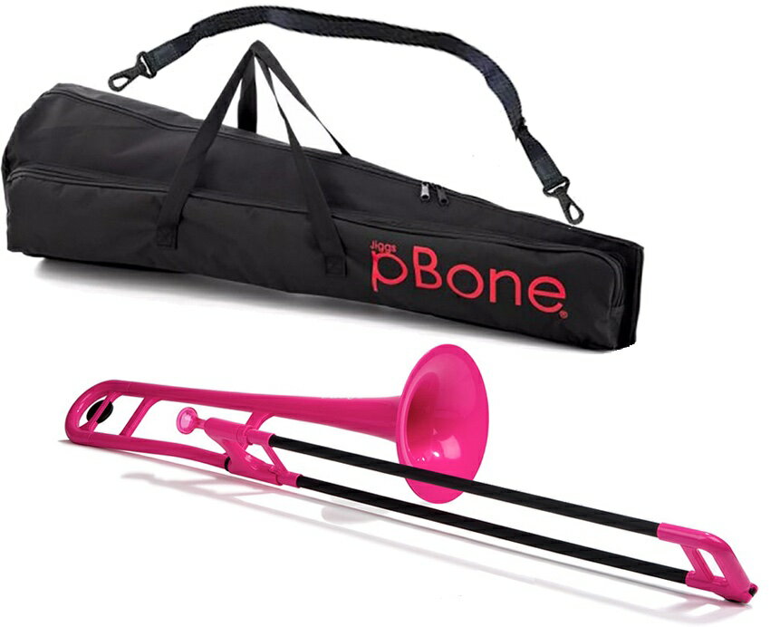 PINSTRUMENTS PBONE1PNK トロンボーン ピンク P-BONE プラスチック B♭ テナートロンボーン 管楽器 PLASTIC TROMBONE …