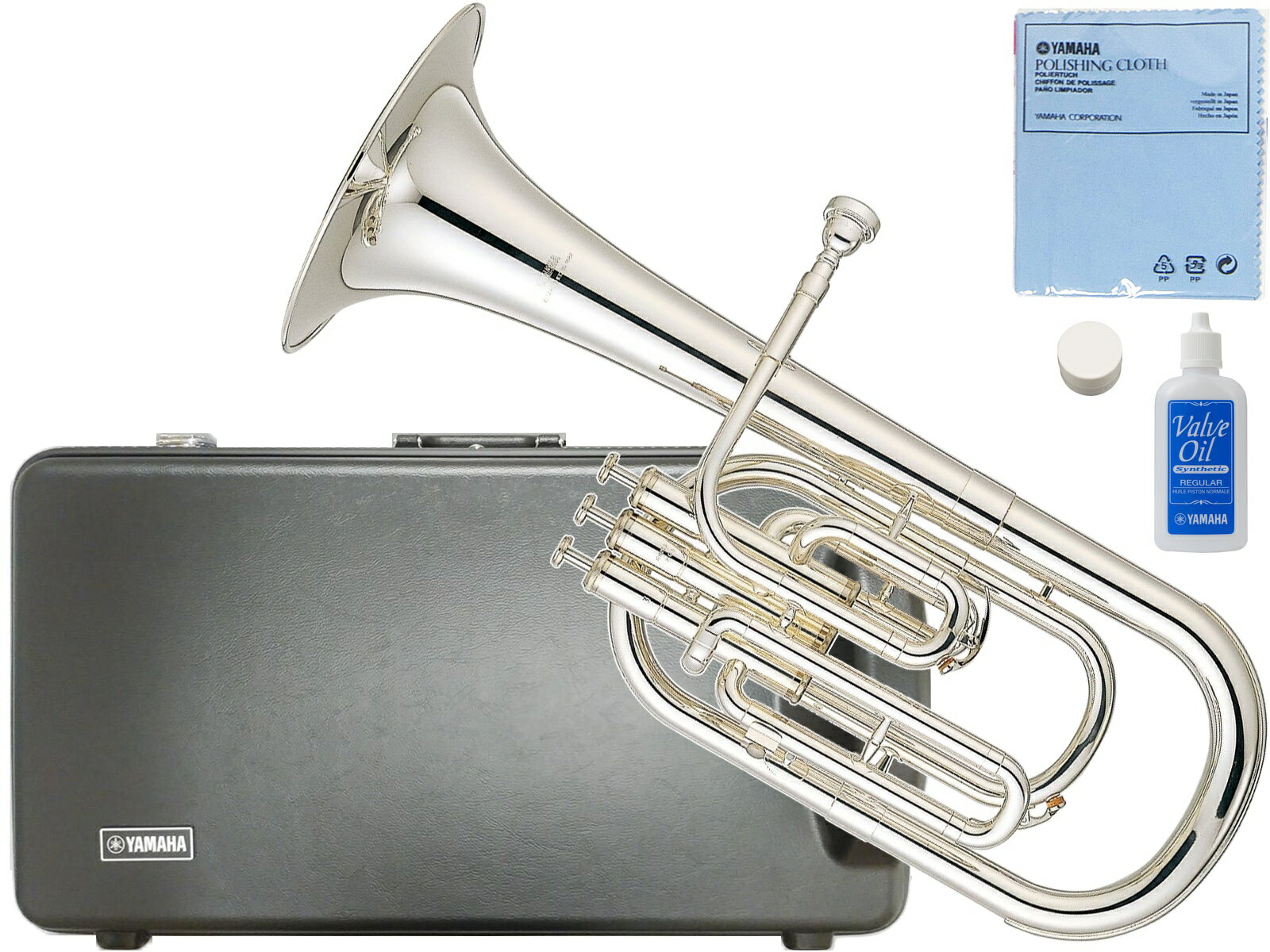 YAMAHA ( ヤマハ ) YAH-203S アルトホルン 銀メッキ アウトレット 3ピストン トップアクション 管楽器 E♭ alto horn　北海道 沖縄 離島不可