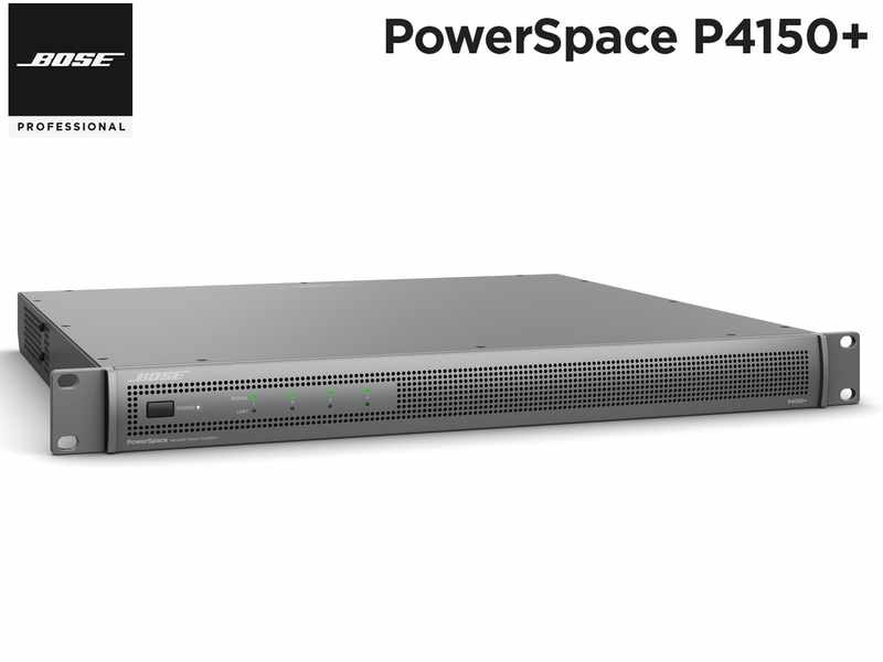 BOSE ( ボーズ ) P4150 ◆ DSP搭載 パワーアンプ 150W × 4ch 300W × 2ch 商業空間 設備用途向け PowerSpace シリーズ 【P-4150 】 ［ PowerSpace シリーズ ］