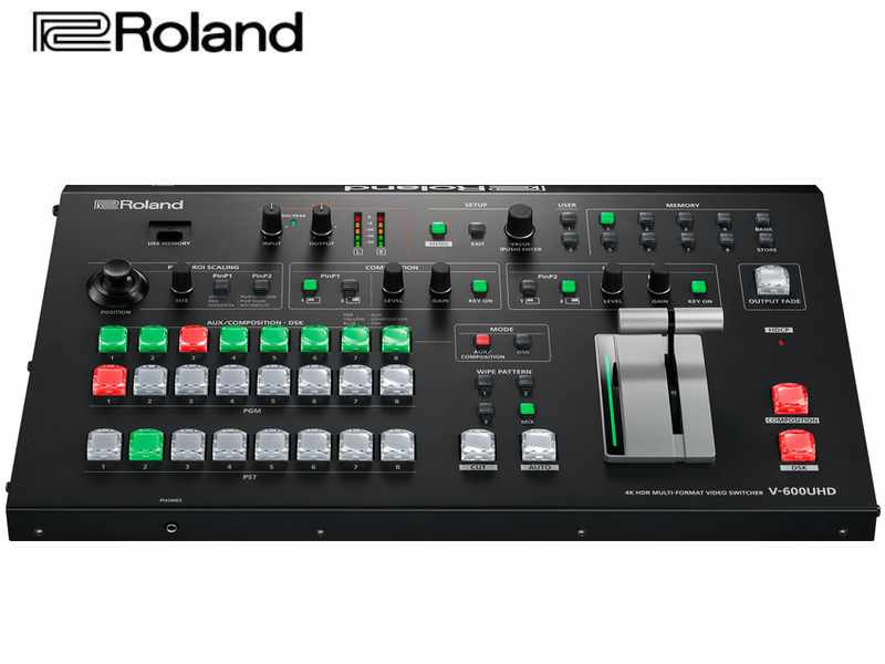 Roland ( ローランド ) V-600UHD ◆ 4K HDR マルチフォーマット ビデオスイッチャー【代金引換 不可 】 ［ 映像・音声関連機器 ］