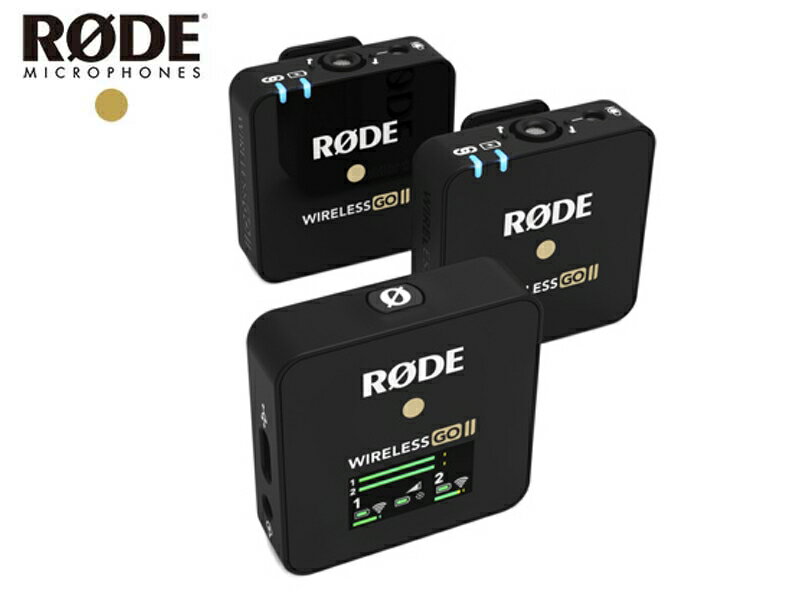 RODE ( ロード ) Wireless GO II ワイヤレス ゴー 2 ◆ 【国内正規品】デュアルチャンネルモデル ワイヤレス送受信機マイクシステム【WIGOII】