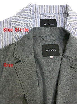 スタジオオリベ STUDIO ORIBE DELICIOUS（デリシャス）【SALE】 DJ0515 Relax Jacket 軽量 リラックス3つ釦ジャケット　Blue Stripe　ブルーストライプ スタジオオリベ　送料無料