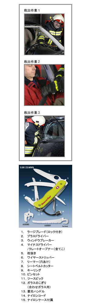 VICTORINOX ヴィクトリノックス 災害対策もこれで安心 プロフェッショナル対応 レスキューツール 国内保障書付き 【楽ギフ_包装】 【あす楽対応】通販格安セール情報 楽天 通販