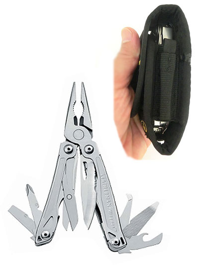 LEATHERMAN レザーマン レザーマンジャパン正規品 スプリングアクションプライヤー シザース付き WINGMANウイングマン NEWスタンダードナイロンケース付き アウトドアツール