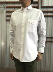 STUDIO ORIBE DELICIOUS　デリシャス　ジェームス ボタンダウンシャツ　DS0143 Pujol プジョル　ホワイト コットン　日本製