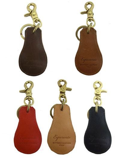 esperanto　エスペラント ESP6482 BUTTERO LEATHER SHOEHORN KEY HOLDER