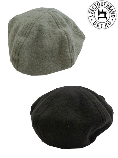DECHO デコ　9-5AD19 SMALL BERETスモールベレー帽　ウール　Gray Charcoal　グレー　チャコール