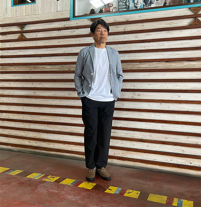 STUDIO ORIBE　DELICIOUS デリシャス 50%OFF DJ0590 Relax Jacket 軽量リラックス仕様3つ釦ジャケットリラックスジャケット　Black Check ブラックチェック　テーラードジャケット　送料無料