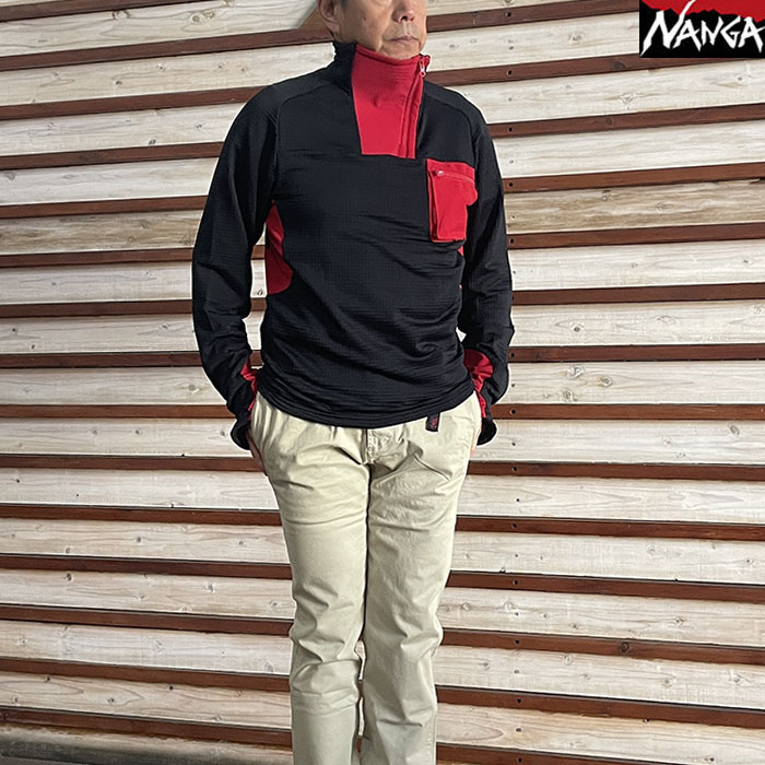 Rakuten - 【SALE】NANGA ナンガ　ポーラテックレベル3　POLARTEC POWER GRID LEVEL3 JKT ポーラテックパワーグリッド プロ レベル3 ジャケット 保温性 長袖 レイヤリング ハイネック NW2441-1E608-Z
