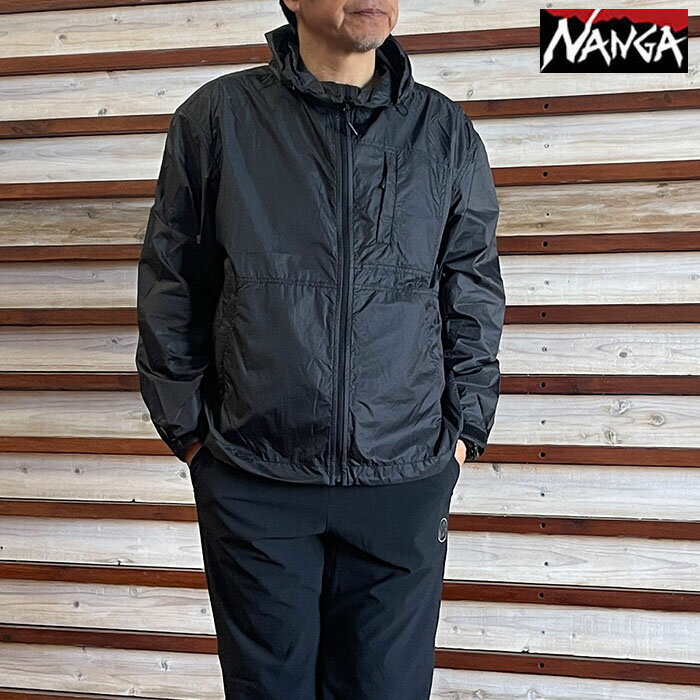 Rakuten - NANGA ナンガ シアー軽量ナイロンジャケット SHEER JACKET アウター 薄手 ナイロン 軽量 パッカブル Black N2610-1A005D