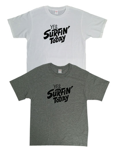 DELICIOUS with drwng drwng　dr007 SURFIN’TODAY Tシャツ　ホワイト　グレー　【あす楽対応】メール便発送可能 10P04Jul15