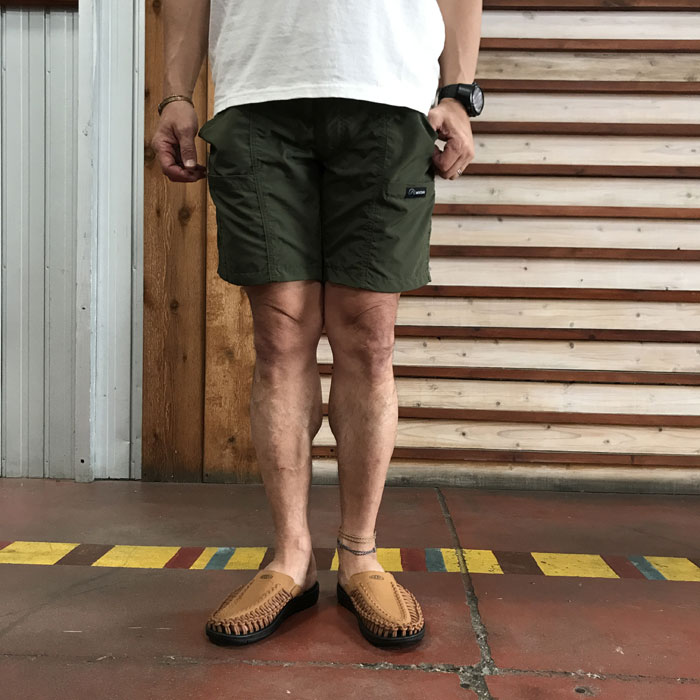 MOCEAN モーシャン 日本正規品　USA製　1051 VELOCITY SHORTS ベロシティーショーツ Olive オリーブ　動画あり