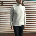 WILLIAM LOCKIE ウィリアムロッキー【SALE】 タートルネック イギリス製 LAMBSWOOL JUMPER ROLL NECK SWEATER Linel ベージュ