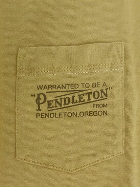 PENDLETON(ペンドルトン)【SALE】 ENTRY SGコラボ　ROUTE66 Tシャツ　Bronze Grey Japan Fit 　ポケットつきTシャツ