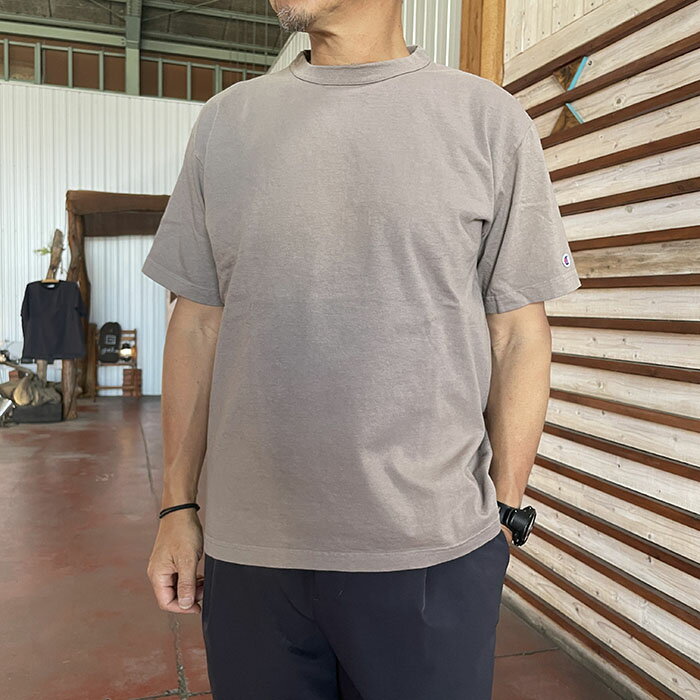 Rakuten - チャンピオン Champion 国内正規品 C5-Z306 ティーテンイレブン ショートスリーブTシャツ 24SS MADE IN USA アッシュ