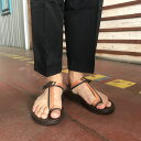 Chaco チャコ 【SALE】 メンズ ボーディ 調節可能なトゥループを採用 JAVA こげ茶ソール