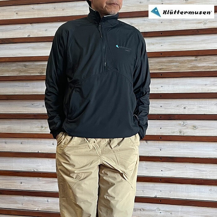 Rakuten - KLATTERMUSEN クレッタルムーセンヴィングネルアノラック Vingner Anorak M's Blackブラック　 ナイロンシェル国内正規品