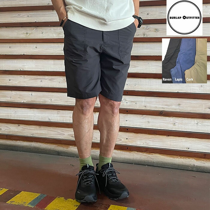 樂天商城 - BURLAP OUTFITTER バーラップアウトフィッター ファティーグショーツ FATIGUE SHORT Cork Lapis Raven 日本製 BO070057