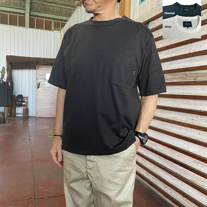 STUDIO ORIBE スタジオオリベ DELICIOUS DC165 Urban Pocket T-Shirt アーバンポケットTシャツ White Charcoal