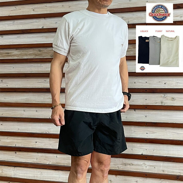 Rakuten - グッドウエア GoodWear 国内正規品　RINGER TEE リンガーTシャツ　アメリカ製　ワンウオッシュ　ヘビーコットン