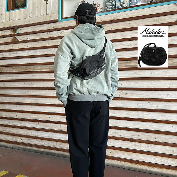 Matador マタドール フリーレイン ヒップバッグ デイリーユースからトラベルに対応する多機能バッグ Black