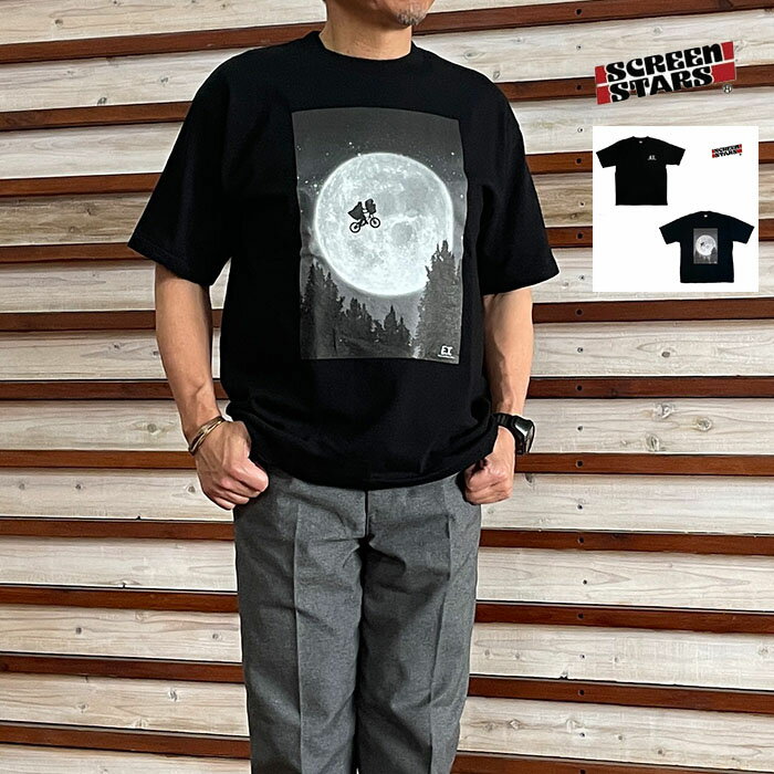 樂天商城 - SCREEN STARSスクリーンスターズ 【SALE】2522-SSBTET E.T. ET イーティー MOON SILHOUETTETシャツ