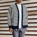 BARBARIAN バーバリアン 【SALE】WFE 12oz POCKET CARDIGAN LONG カーディガン ボーダー カナダ製